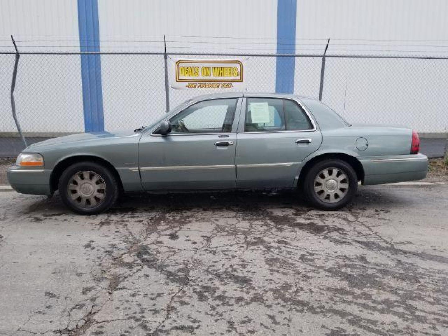 2005 Light Ice Blue Metallic Mercury Grand Marquis LS Ultimate (2MEHM75W25X) with an 4.6L V8 OHC 16V engine, 4-Speed Automatic transmission, located at 1800 West Broadway, Missoula, 59808, (406) 543-1986, 46.881348, -114.023628 - Photo#2