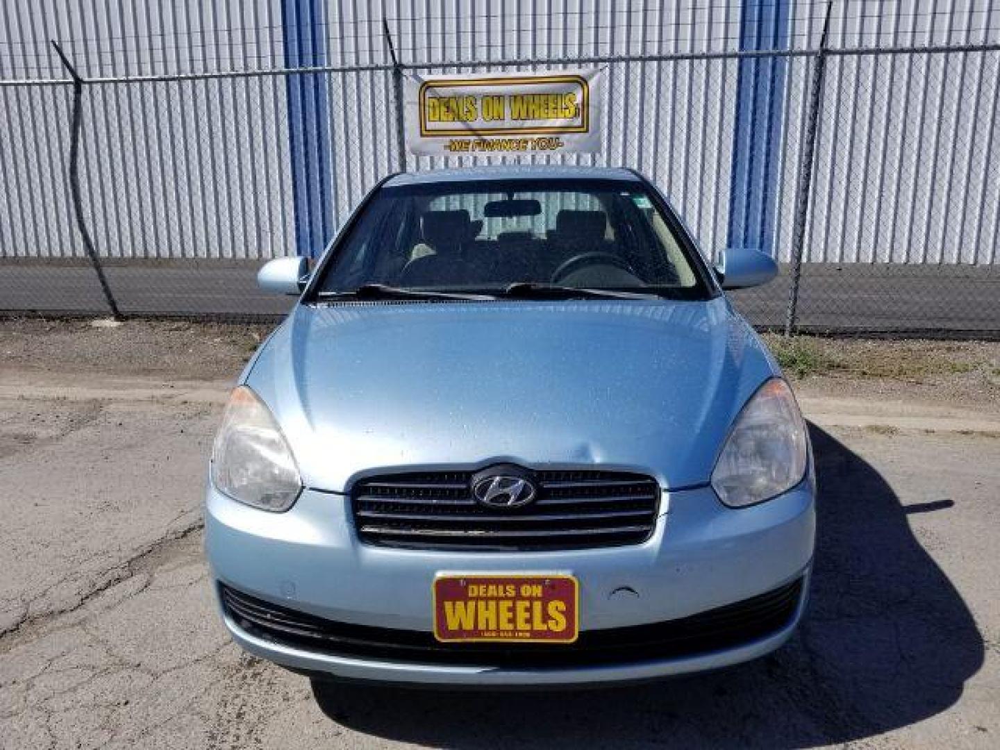 2007 Hyundai Accent GLS 4-Door (KMHCN46CX7U) with an 1.6L L4 DOHC 16V engine, located at 601 E. Idaho St., Kalispell, MT, 59901, 0.000000, 0.000000 - Photo#1