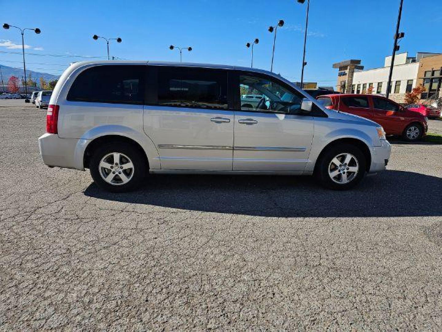 2008 Dodge Grand Caravan SXT (1D8HN54P18B) with an 3.8L V6 OHV 12V engine, 4-Speed Automatic transmission, located at 1800 West Broadway, Missoula, 59808, (406) 543-1986, 46.881348, -114.023628 - Photo#2