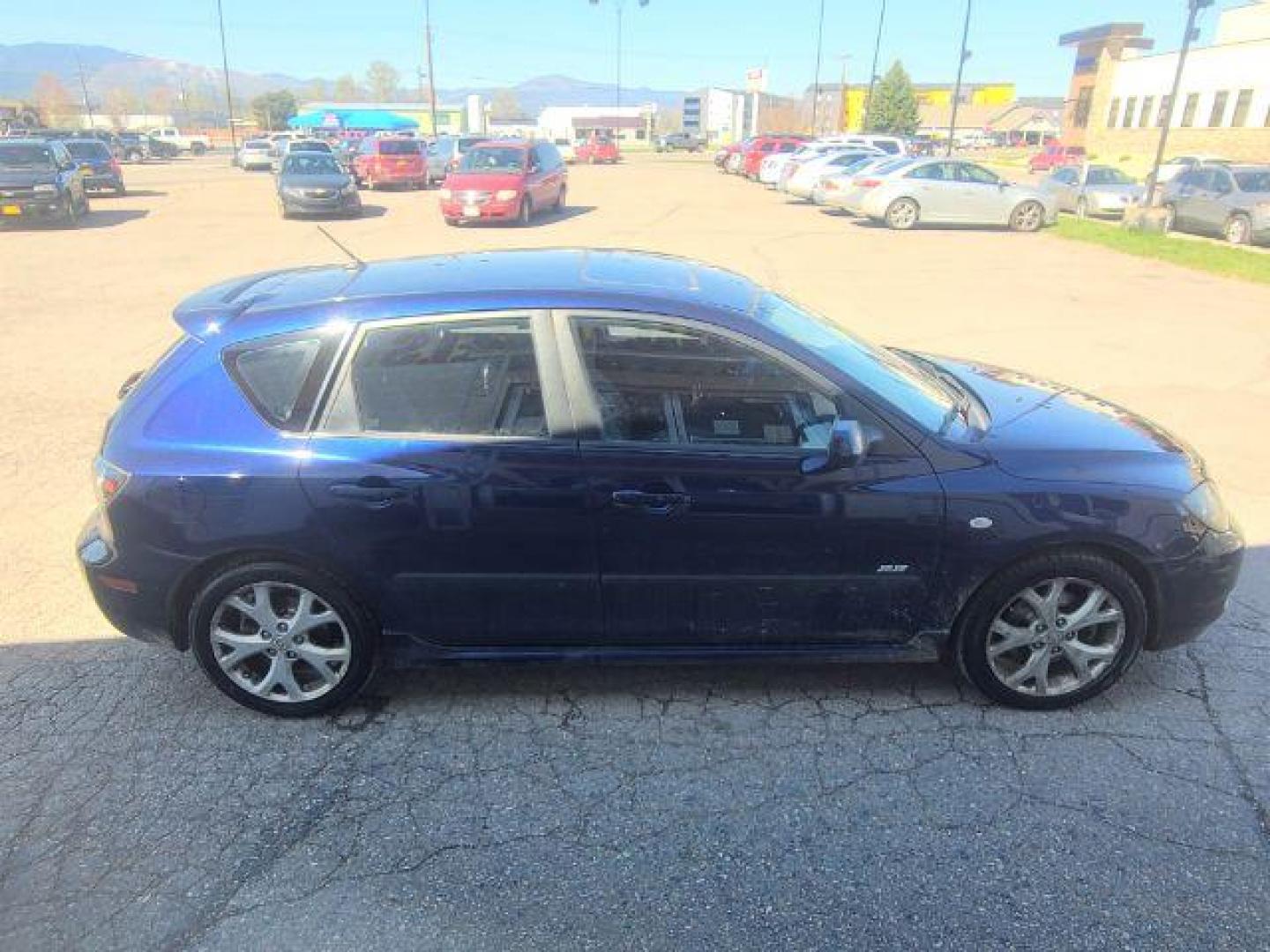 2008 Mazda MAZDA3 s Grand Touring 5-Door (JM1BK343881) with an 2.3L L4 DOHC 16V engine, located at 1800 West Broadway, Missoula, 59808, (406) 543-1986, 46.881348, -114.023628 - Photo#2