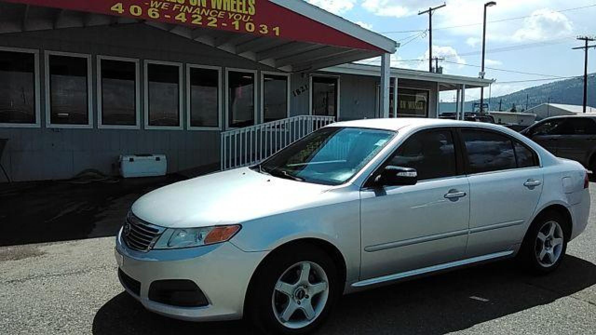 2010 Kia Optima LX (KNAGG4A80A5) with an 2.4L L4 DOHC 16V engine, 4-Speed Automatic transmission, located at 1821 N Montana Ave., Helena, MT, 59601, 0.000000, 0.000000 - Photo#0