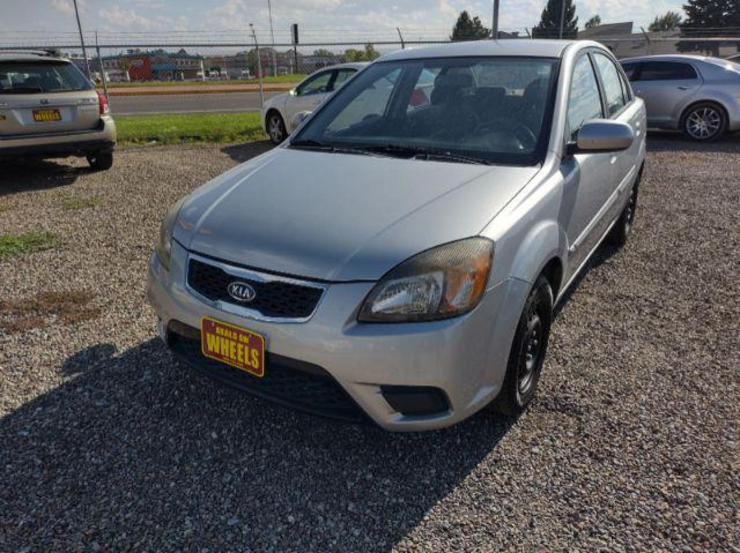 2011 Kia Rio LX (KNADH4A35B6) with an 1.6L L4 DOHC 16V engine, 4-Speed Automatic transmission, located at 4801 10th Ave S,, Great Falls, MT, 59405, 0.000000, 0.000000 - Photo#0