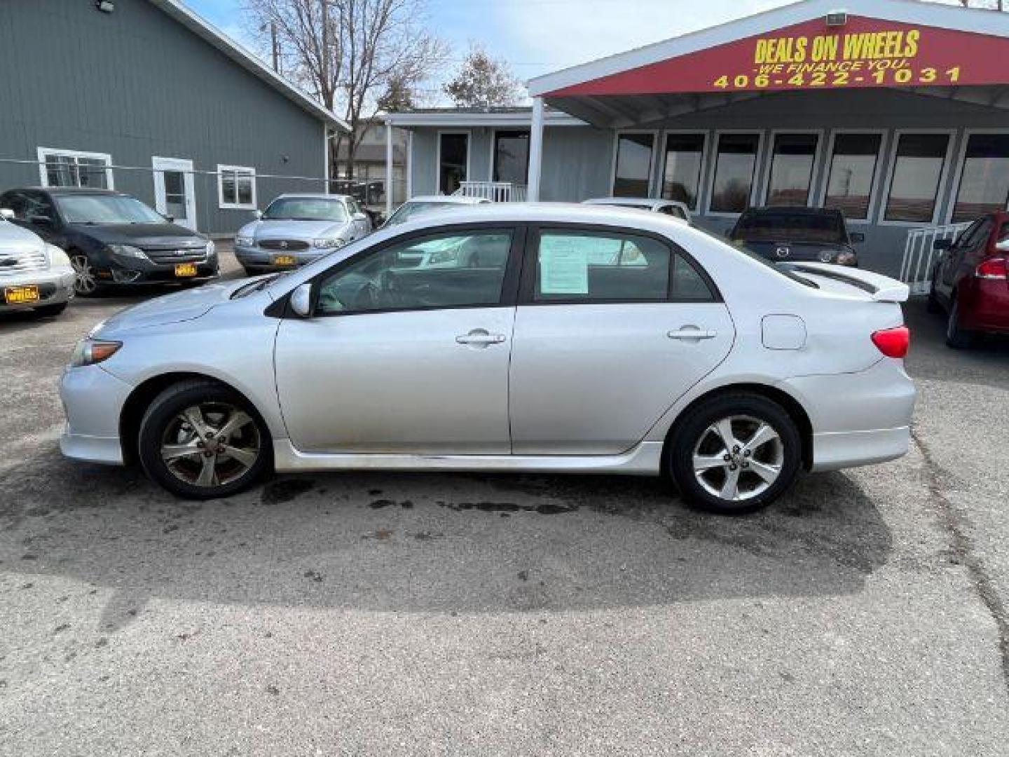 2011 Classic Silver Metallic Toyota Corolla S 4-Speed AT (2T1BU4EE1BC) with an 1.8L L4 DOHC 16V engine, 4-Speed Automatic transmission, located at 1821 N Montana Ave., Helena, MT, 59601, 0.000000, 0.000000 - Photo#3