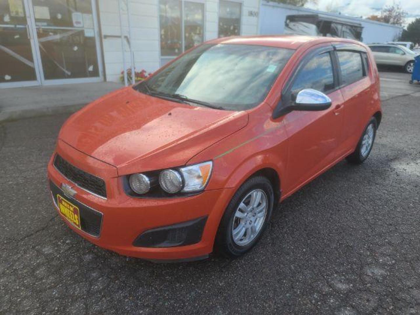 2012 Chevrolet Sonic 1LS 5-Door (1G1JB6SH8C4) with an 1.8L L4 DOHC 24V engine, 5-Speed Manual transmission, located at 1800 West Broadway, Missoula, 59808, (406) 543-1986, 46.881348, -114.023628 - Photo#0