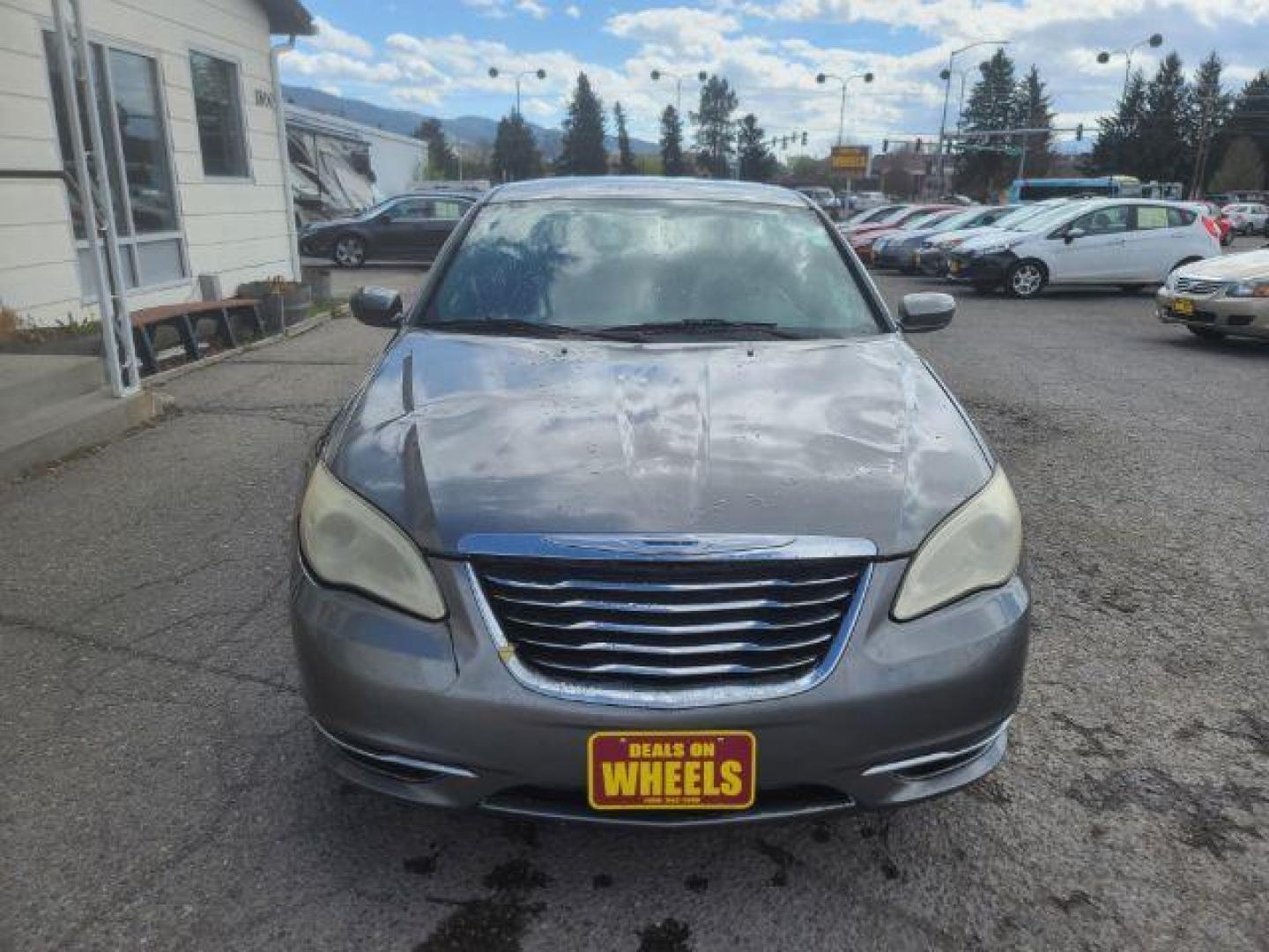 2012 Tungsten Metallic Chrysler 200 LX (1C3CCBAB1CN) with an 2.4L L4 DOHC 16V engine, 6-Speed Automatic transmission, located at 1800 West Broadway, Missoula, 59808, (406) 543-1986, 46.881348, -114.023628 - Photo#1