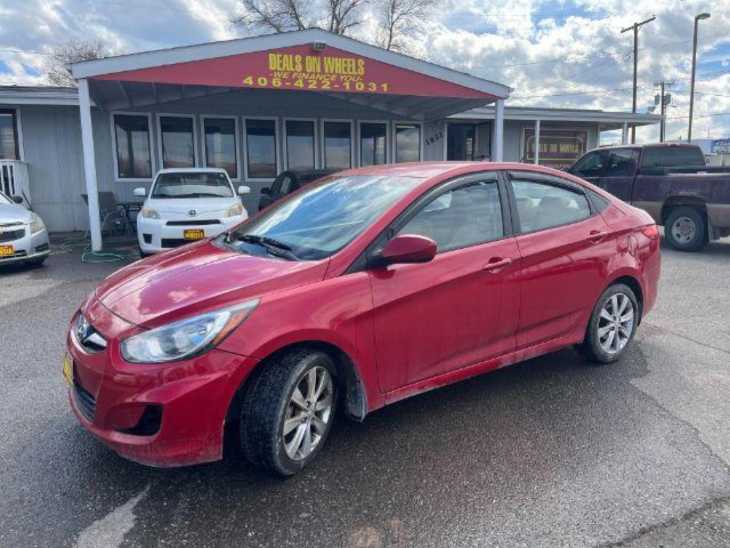 2012 Hyundai Accent GLS 4-Door (KMHCU4AE0CU) with an 1.6L L4 DOHC 16V engine, located at 1821 N Montana Ave., Helena, MT, 59601, 0.000000, 0.000000 - Photo#0