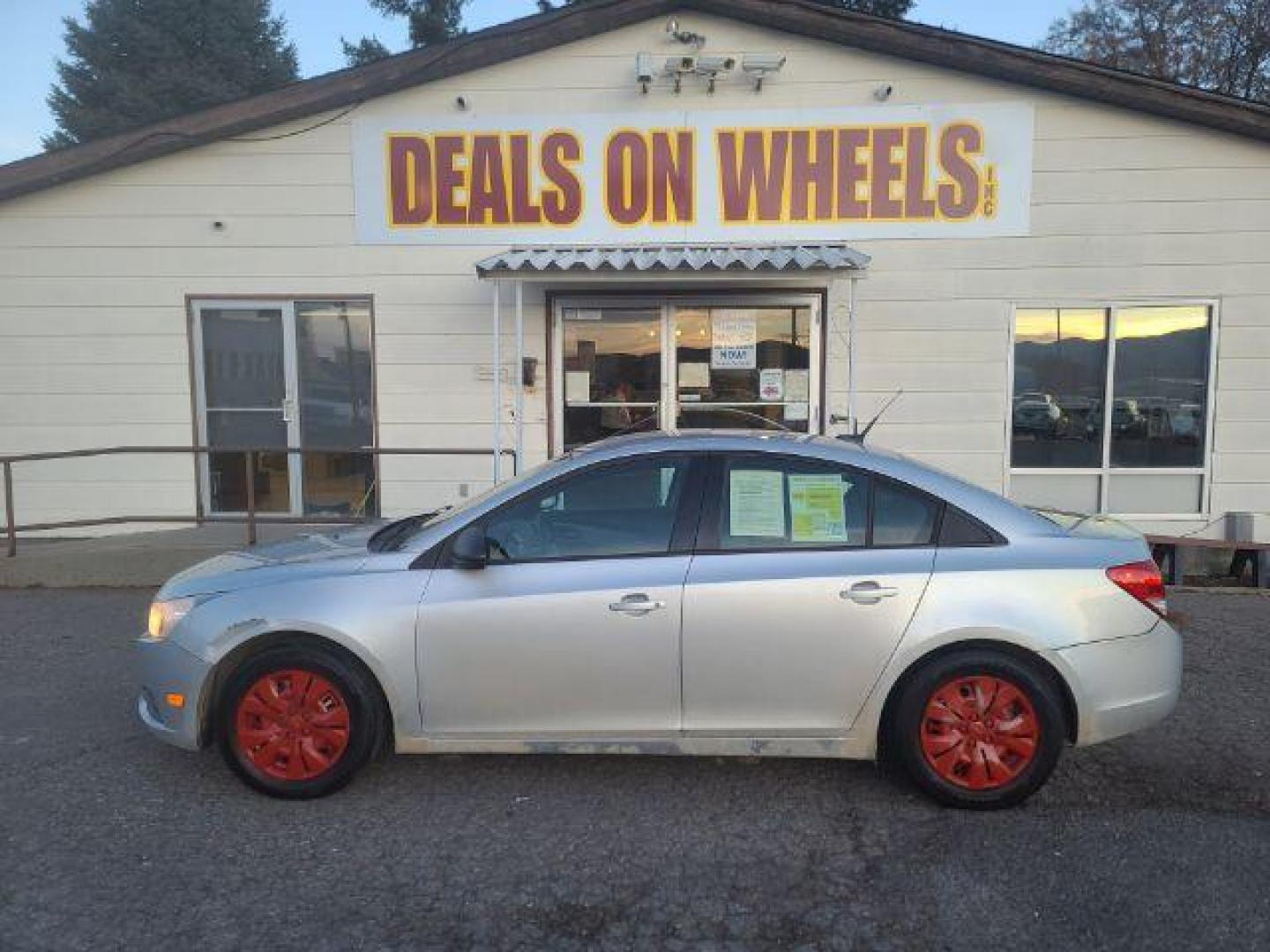 2013 Chevrolet Cruze LS Auto (1G1PA5SH3D7) with an 1.8L L4 DOHC 16V FFV engine, 6-Speed Automatic transmission, located at 1800 West Broadway, Missoula, 59808, (406) 543-1986, 46.881348, -114.023628 - Photo#5