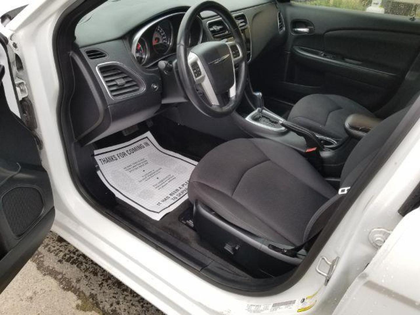 2013 Bright White Chrysler 200 Touring (1C3CCBBB4DN) with an 2.4L L4 DOHC 16V engine, 6-Speed Automatic transmission, located at 4801 10th Ave S,, Great Falls, MT, 59405, 0.000000, 0.000000 - Photo#7