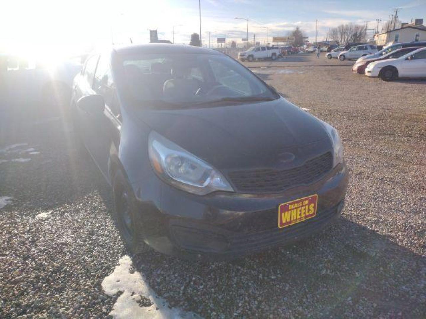 2013 Aurora Black Pearl Kia Rio LX (KNADM4A33D6) with an 1.6L L4 DOHC 16V engine, located at 4801 10th Ave S,, Great Falls, MT, 59405, 0.000000, 0.000000 - Photo#6