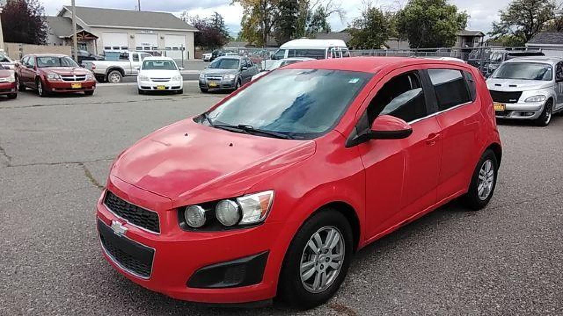 2014 Chevrolet Sonic LT Auto 5-Door (1G1JC6SH6E4) with an 1.8L L4 DOHC 24V engine, 6-Speed Automatic transmission, located at 1821 N Montana Ave., Helena, MT, 59601, 0.000000, 0.000000 - Photo#0