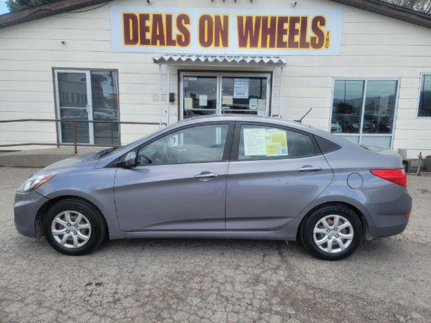 2014 Hyundai Accent GLS 4-Door (KMHCT4AE6EU) with an 1.6L L4 DOHC 16V engine, located at 1800 West Broadway, Missoula, 59808, (406) 543-1986, 46.881348, -114.023628 - Photo#0