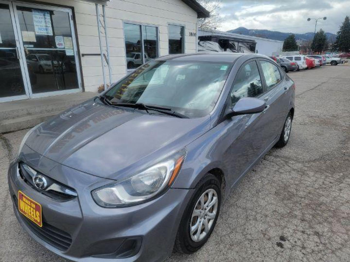 2014 Hyundai Accent GLS 4-Door (KMHCT4AE6EU) with an 1.6L L4 DOHC 16V engine, located at 1800 West Broadway, Missoula, 59808, (406) 543-1986, 46.881348, -114.023628 - Photo#1