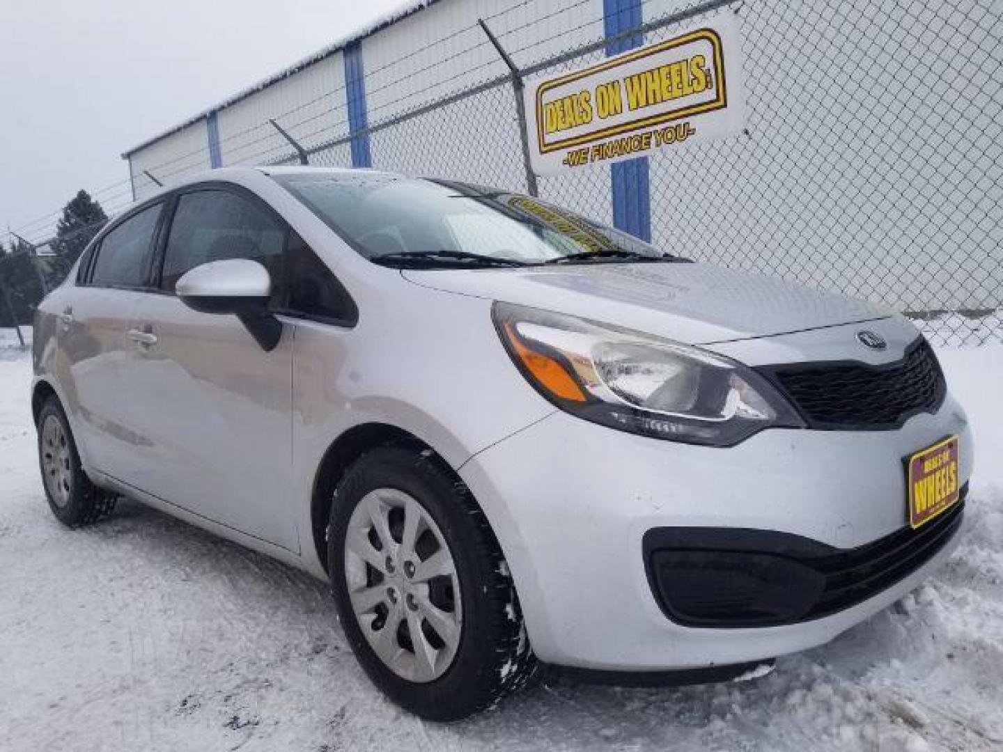 2014 Kia Rio LX (KNADM4A34E6) with an 1.6L L4 DOHC 16V engine, located at 1800 West Broadway, Missoula, 59808, (406) 543-1986, 46.881348, -114.023628 - Photo#2