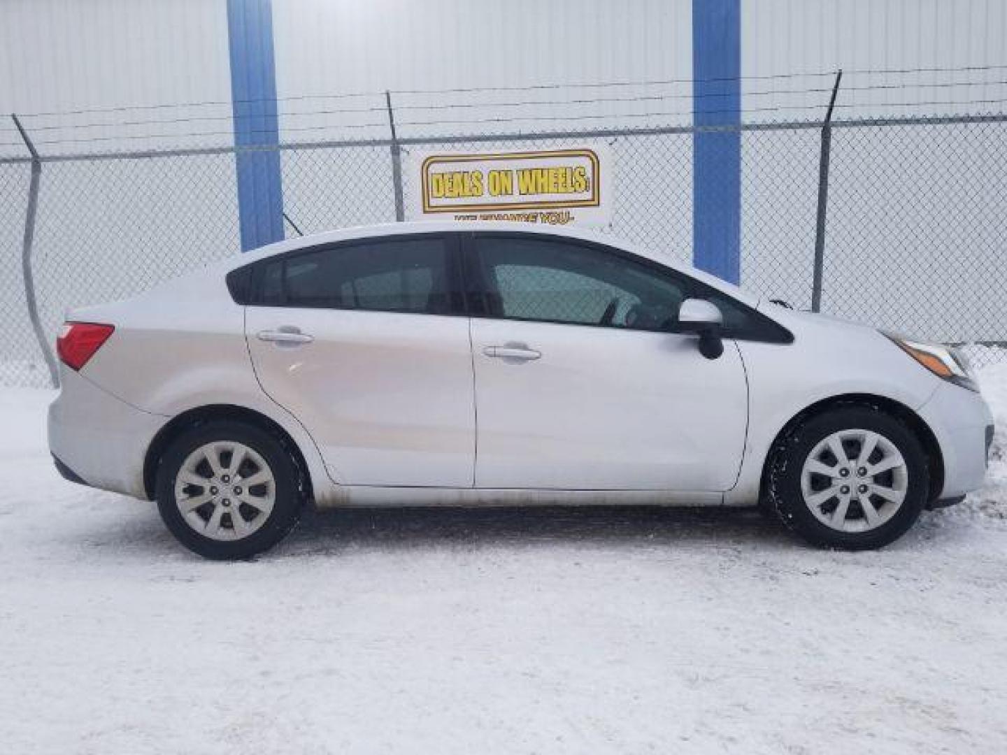 2014 Kia Rio LX (KNADM4A34E6) with an 1.6L L4 DOHC 16V engine, located at 1800 West Broadway, Missoula, 59808, (406) 543-1986, 46.881348, -114.023628 - Photo#3